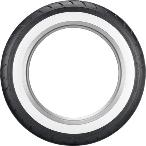 Dunlop #45131391 - Tire - American Elite - Front - MT90B16 - Wide Whitewall - 72H