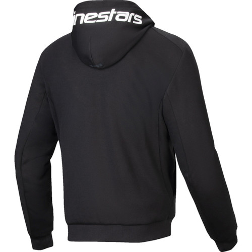 Alpinestars #4200325-12-2XL - Chrome v2 Sport Hoodie - Black/White - 2XL