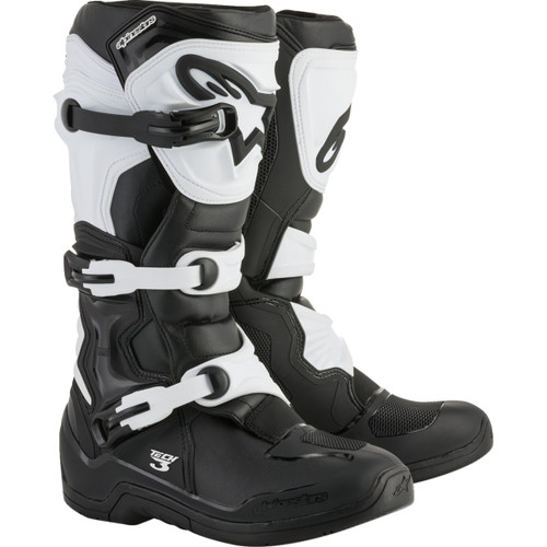 Alpinestars #2013018-12-12 - Tech 3 Boots - Black/White - US 12 / EU 47