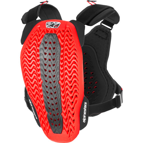 Alpinestars #6700825-132-XS/S - A-5 Plasma Chest Protector - Black/Red/White - XS/S
