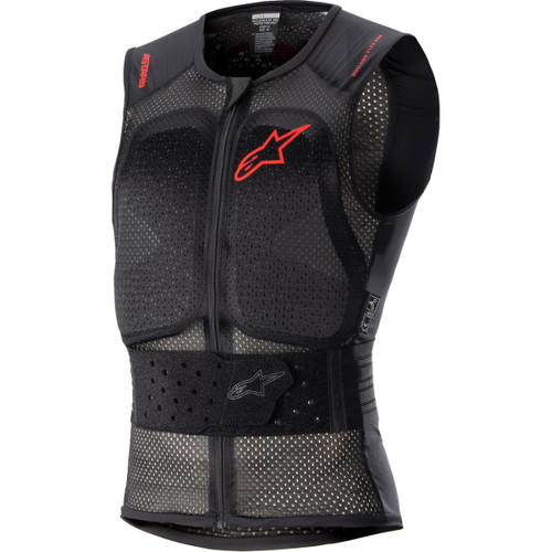 Alpinestars #6508123-009-XL - Nucleon Flex Pro Protection Vest - Black/Red - XL