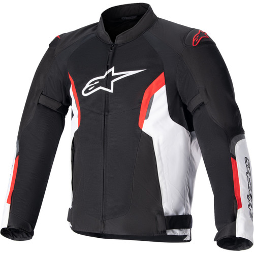 Alpinestars #3306121-1304-M - AST v2 Air Jacket - Black/White/Red - Medium