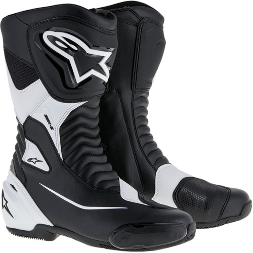 Alpinestars #2223517-12-37 - SMX-S Boots - Black/White - US 4 / EU 37