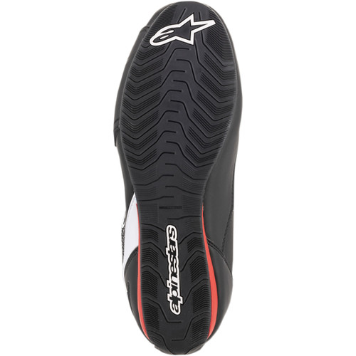 Alpinestars #2510319123-7 - Faster-3 Rideknit® Shoes - Black/White/Red - US 7 / EU 39