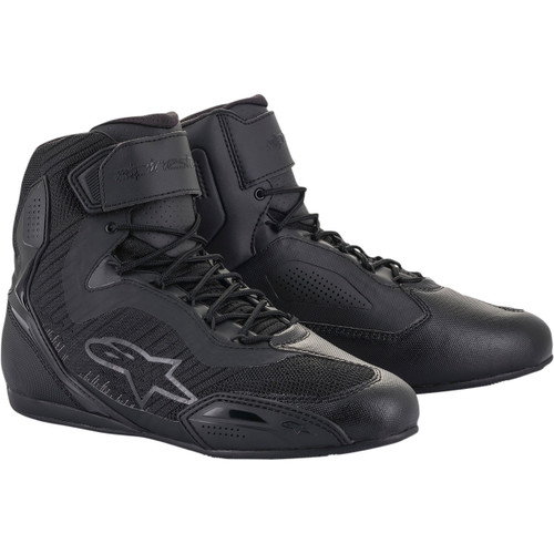 Alpinestars #2510520-1047 - Stella Faster-3 Rideknit Shoes - Black/Gray - US 7 / EU 38.5