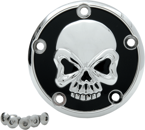 Point Cover - Skull Chrome - 5 Hole