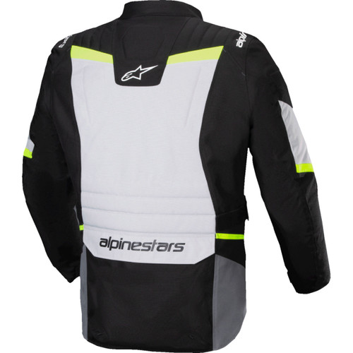Alpinestars #3200625-9145-3XL - ST-1 WP Jacket - Ice Gray/Black/Yellow Fluo - 3XL