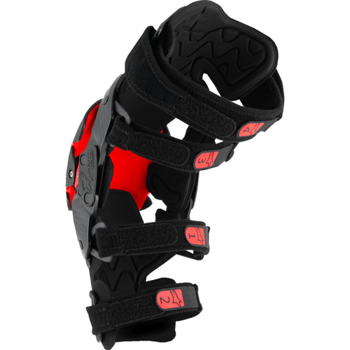 Alpinestars #6501725-13-LXL - RK-1 Plasma Knee Braces - Black/Red - L/XL