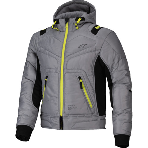 Alpinestars #3200925-9143-2XL - Mohobbs WP Jacket - Lunar Gray/Lime Punch - 2XL