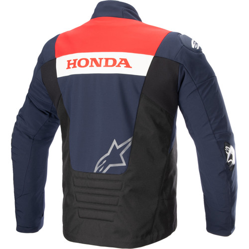 Alpinestars #3206223-7163-S - Honda SMX Waterproof Jacket - Blue/Black/Red - Small