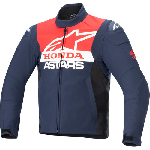 Alpinestars #3206223-7163-4X - Honda SMX Waterproof Jacket - Blue/Black/Red - 4XL