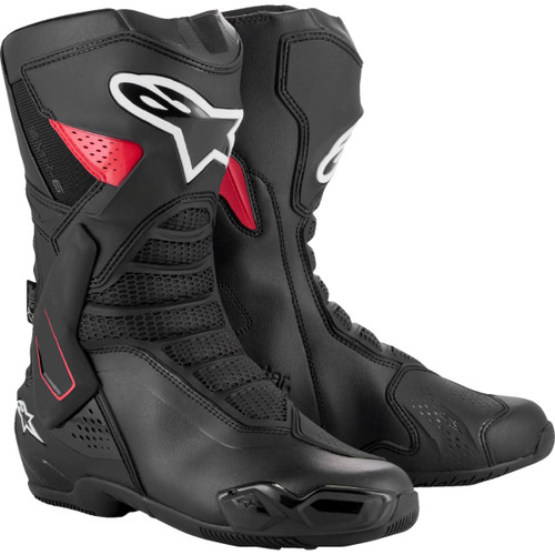 Alpinestars #2243025-13-40 - SMX-6 V3 Drystar® Boots - Black/Red - US 6.5/EU 40