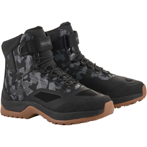 Alpinestars #261102090848 - CR-6 Drystar® Shoes - Black/Gray/Gunmetal - US 8