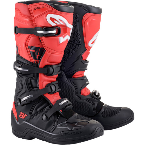 Alpinestars #2015015-13-13 - Tech 5 Boots - Black/Red- US 13 / EU 48