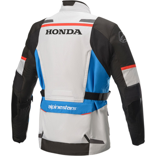 Alpinestars #3207421-9173-S - Honda Andes v3 Drystar® Jacket - Gray/Blue/Red - Small