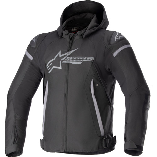 Alpinestars #3206423-111-M - Zaca Waterproof Jacket - Black/Dark Gray - Medium