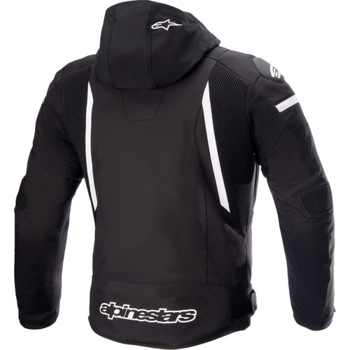 Alpinestars #3206423-12-S - Zaca Waterproof Jacket - Black/White - Small