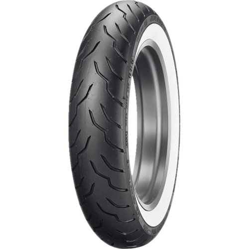 Dunlop #45131520 - Tire - American Elite - Front - 130/90B16 - Wide Whitewall - 67H