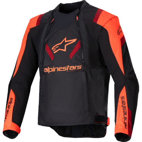 Alpinestars #3301825-1365-2X - T-Stunt Air Jacket - Black/Red Fluo/Dark Red - 2XL