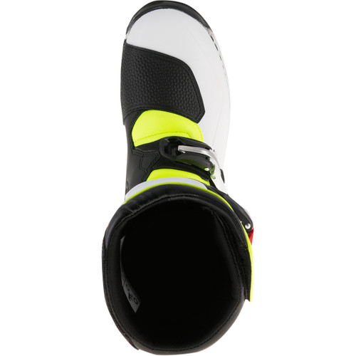 Alpinestars #2004017-2351-7 - Tech-T Boots - White/Red/Yellow Fluorescent/Black - US 7 / EU 40.5