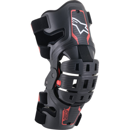 Alpinestars #6540520-13 - Youth Bionic 5S Knee Braces - Black/Red