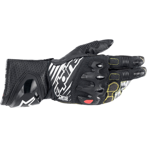 Alpinestars #3556422-12-S - GP Tech V2 S Gloves - Black/White - Small