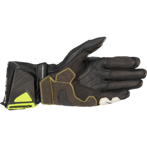 Alpinestars #3556422-1503-3X - GP Tech V2 S Gloves - Black/Fluo Yellow/White/Fluo Red - 3XL