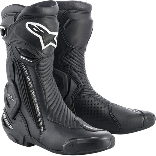 Alpinestars #2221019-10-38 - SMX Plus Boots - Black - US 5 / EU 38