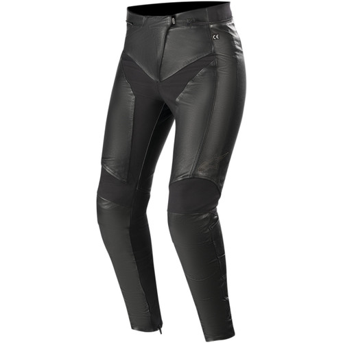 Alpinestars #3135519-10-46 - Stella Vika v2 Leather Pants - Black - US 10 / EU 46