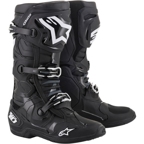 Alpinestars #2010020-10-7 - Tech 10 Boots - Black - US 7 / EU 40.5