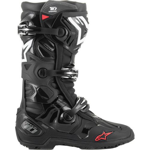 Alpinestars #2010025-10-10 - Tech 10 Enduro Boots - Black - US 10 / EU 44.5