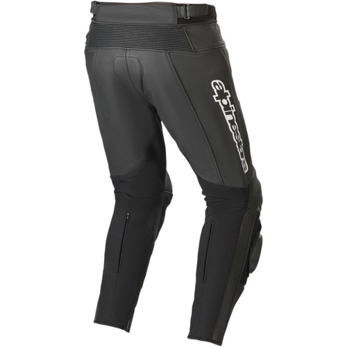 Alpinestars #3129019-10-50 - Track v2 Leather Pants - Black - US 34 / EU 50