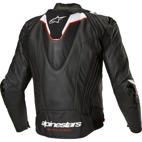 Alpinestars #3100325-12-60 - Missile v3 Ignition Leather Jacket - Black/White - US 50 / EU 60