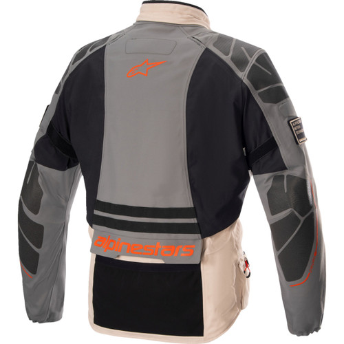 Alpinestars #3209623-9684-XL - AMT-10R Drystar® XF Jacket - Fur Gray/Pale Brown/Spicy Orange - XL