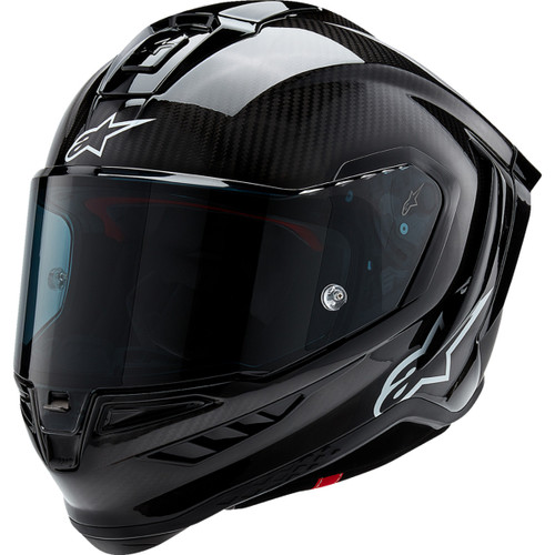 Alpinestars #8200124-1902-M - Supertech R10 Helmet - Solid - Carbon Black - Medium
