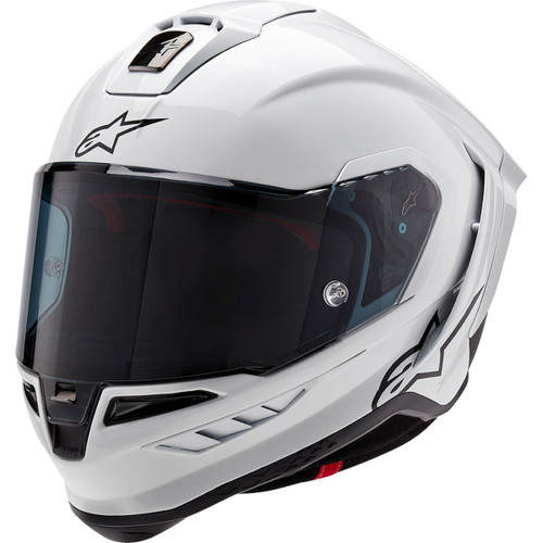 Alpinestars #8200124-2170-XS - Supertech R10 Helmet - Solid - Gloss White - XS