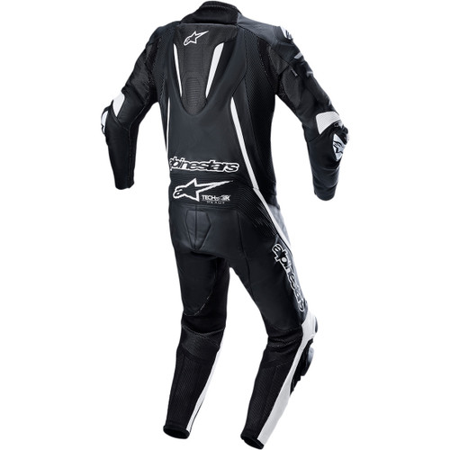 Alpinestars #3153022-12-52 - Fusion 1-Piece Suit - Black/White - US 42 / EU 52