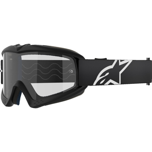 Alpinestars Goggles #5140125-1425 - Youth Vision Goggle - Corp - Black - Clear Lens