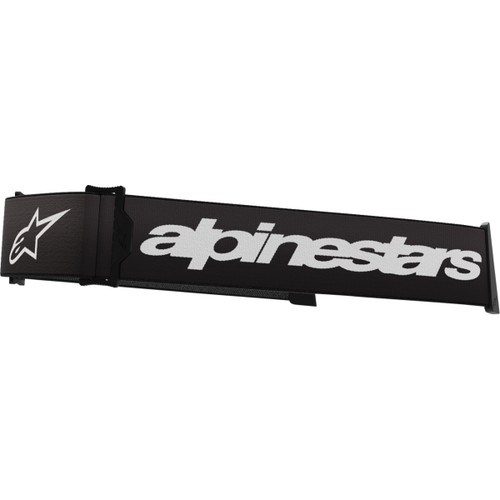 Alpinestars Goggles #9400125-12 - Supertech Goggle Strap - Black/White