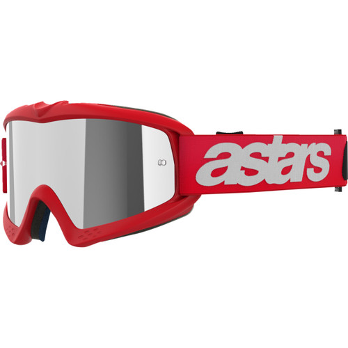 Alpinestars Goggles #5140425-3094 - Youth Vision Goggle - Blaze - Red - Silver Mirror Lens