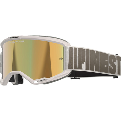 Alpinestars Goggles #5102225-7311 - Vision 5 Goggle - Hollow - Wind - Gold Mirror Lens