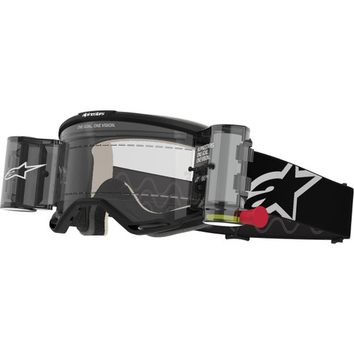 Alpinestars Goggles #5102825-1529 - Vision 5 Roll-Off Goggle - Corp - Black - Clear Lens
