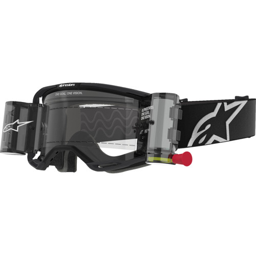 Alpinestars Goggles #5101125-1529 - Vision 8 Roll-Off Goggle - Corp - Black - Clear Lens