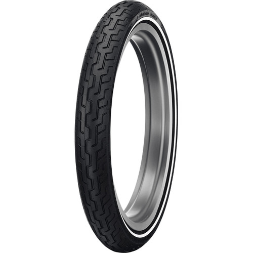 Dunlop #45006206 - Tire - D402 - Front - MH90-21 - Narrow Whitewall - 54H