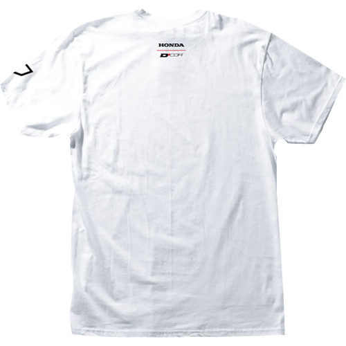 D'cor Visuals #80-115-5 - Honda Wing 2 T-Shirt - White - 2XL