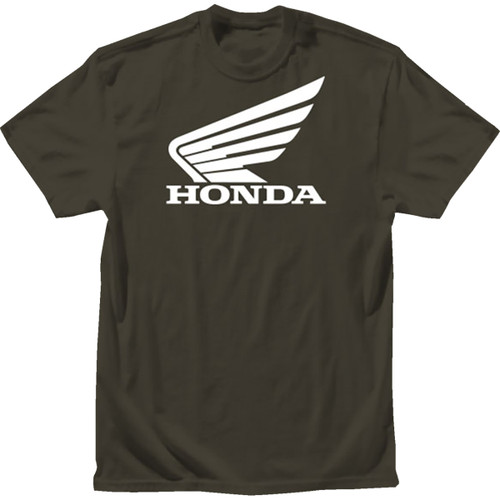 D'cor Visuals #80-116-5 - Honda Wing 2 T-Shirt - Black - 2XL