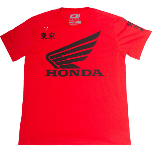 D'cor Visuals #80-122-4 - Honda Factory T-Shirt - Red - XL