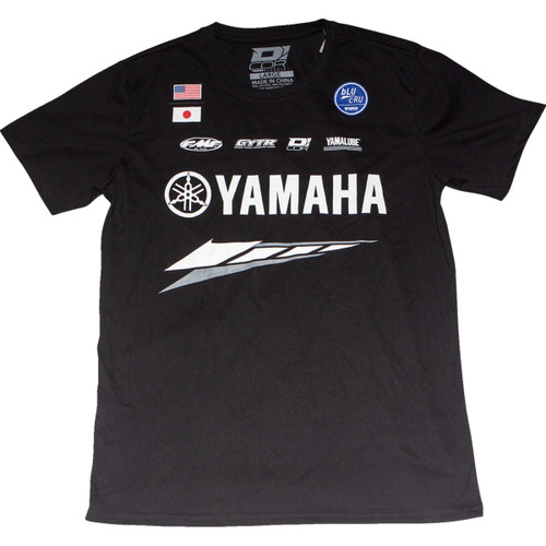 D'cor Visuals #80-126-5 - Yamaha Factory T-Shirt - Black - 2XL