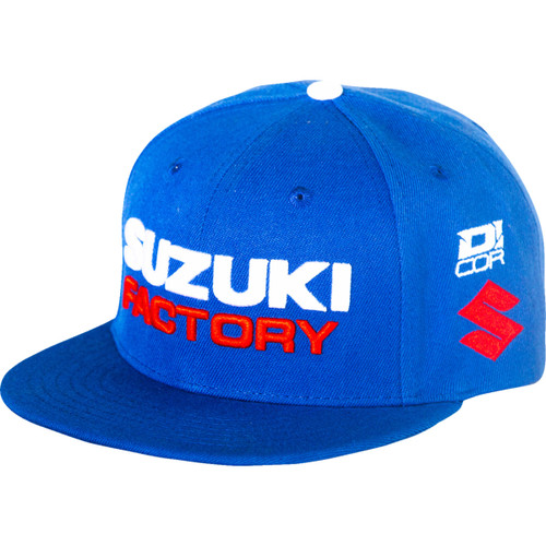 D'cor Visuals #70-150-1 - Suzuki Factory Hat - Blue
