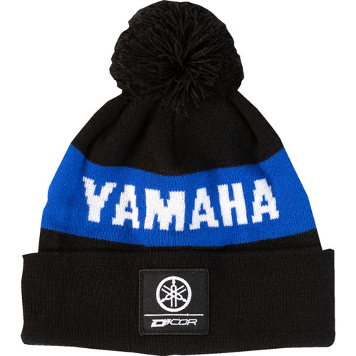 D'cor Visuals #70-132-1 - Yamaha Stripe Beanie - Black/Blue